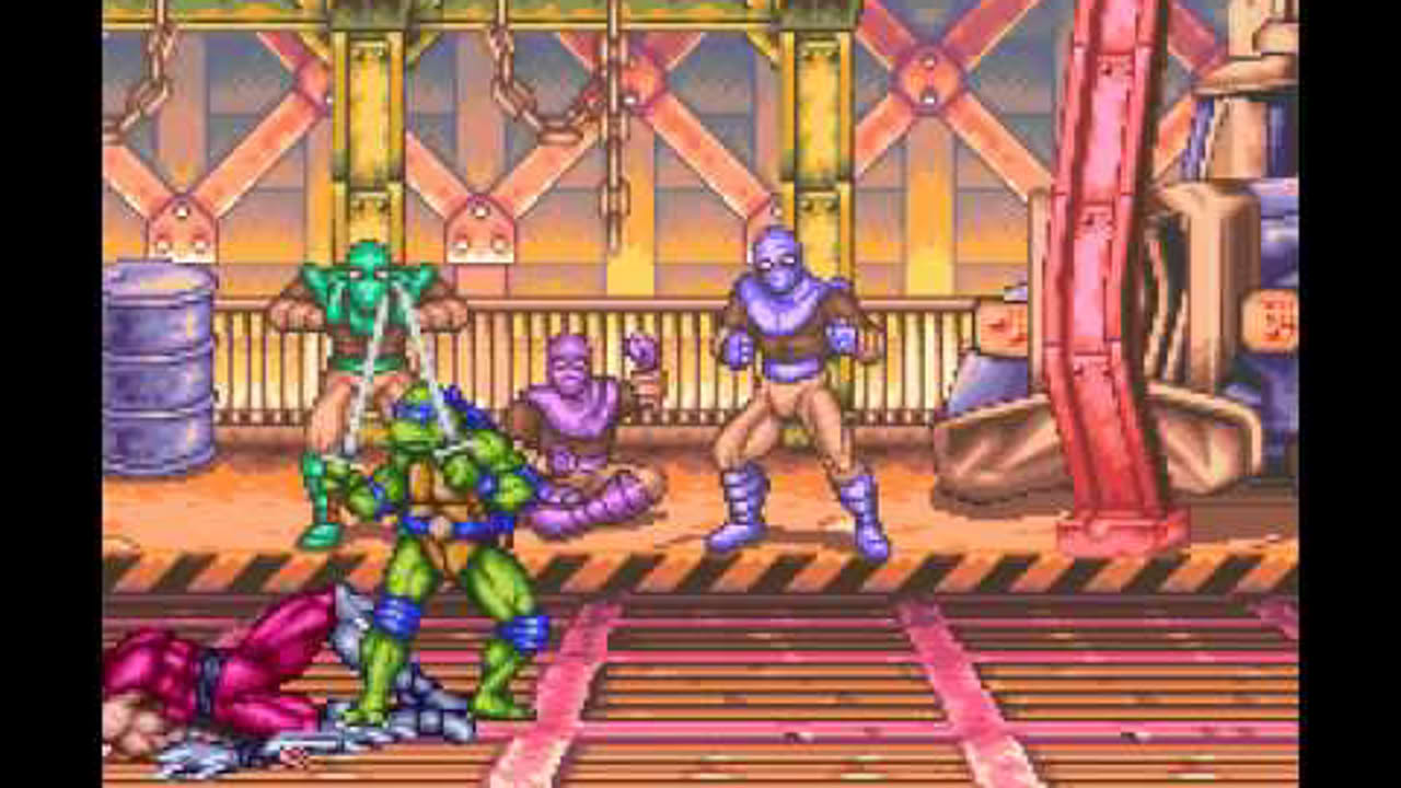 SNES Longplay [434] Teenage Mutant Ninja Turtles: Tournament Fighters
