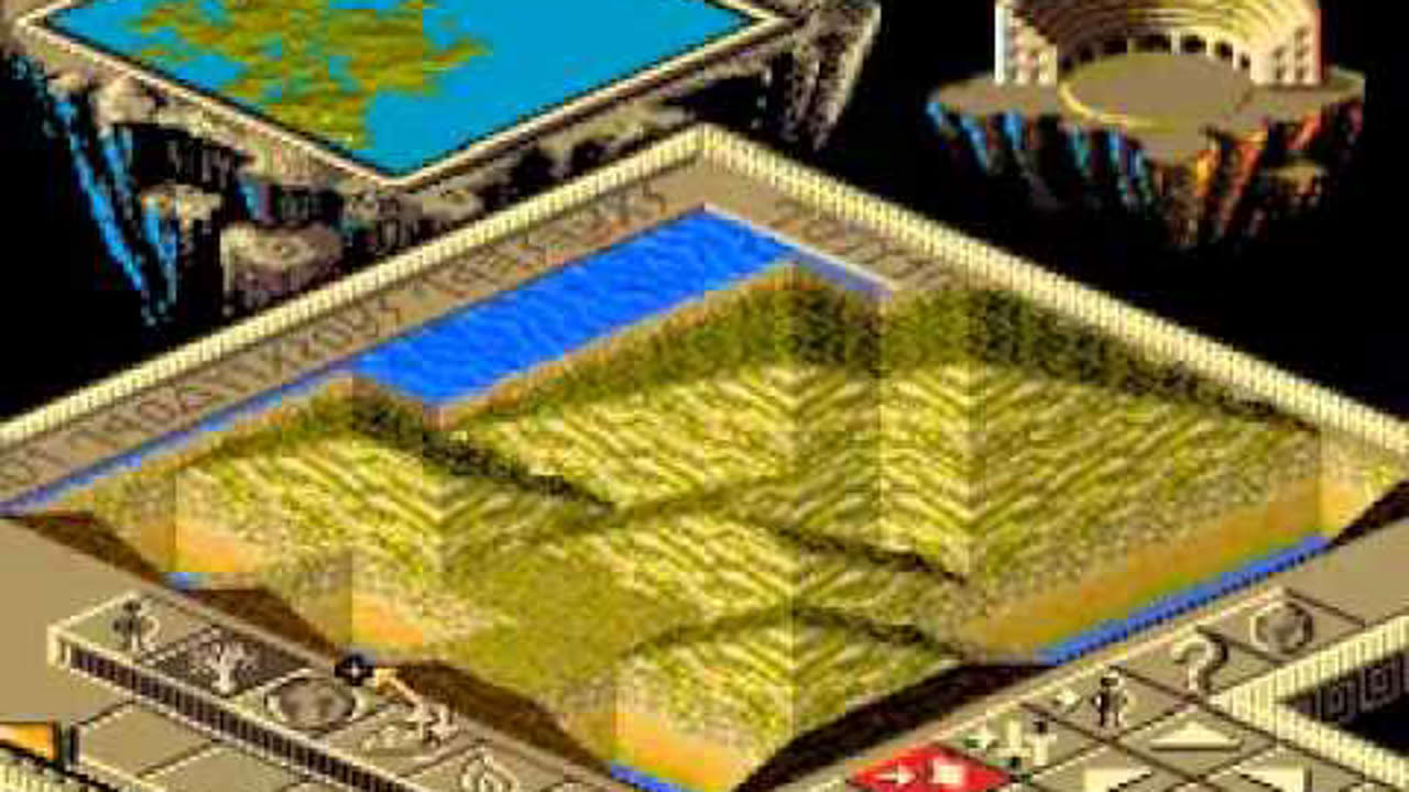 Populous II Trials of the Olympian Gods (Europe)  - Super Nintendo Gameplay