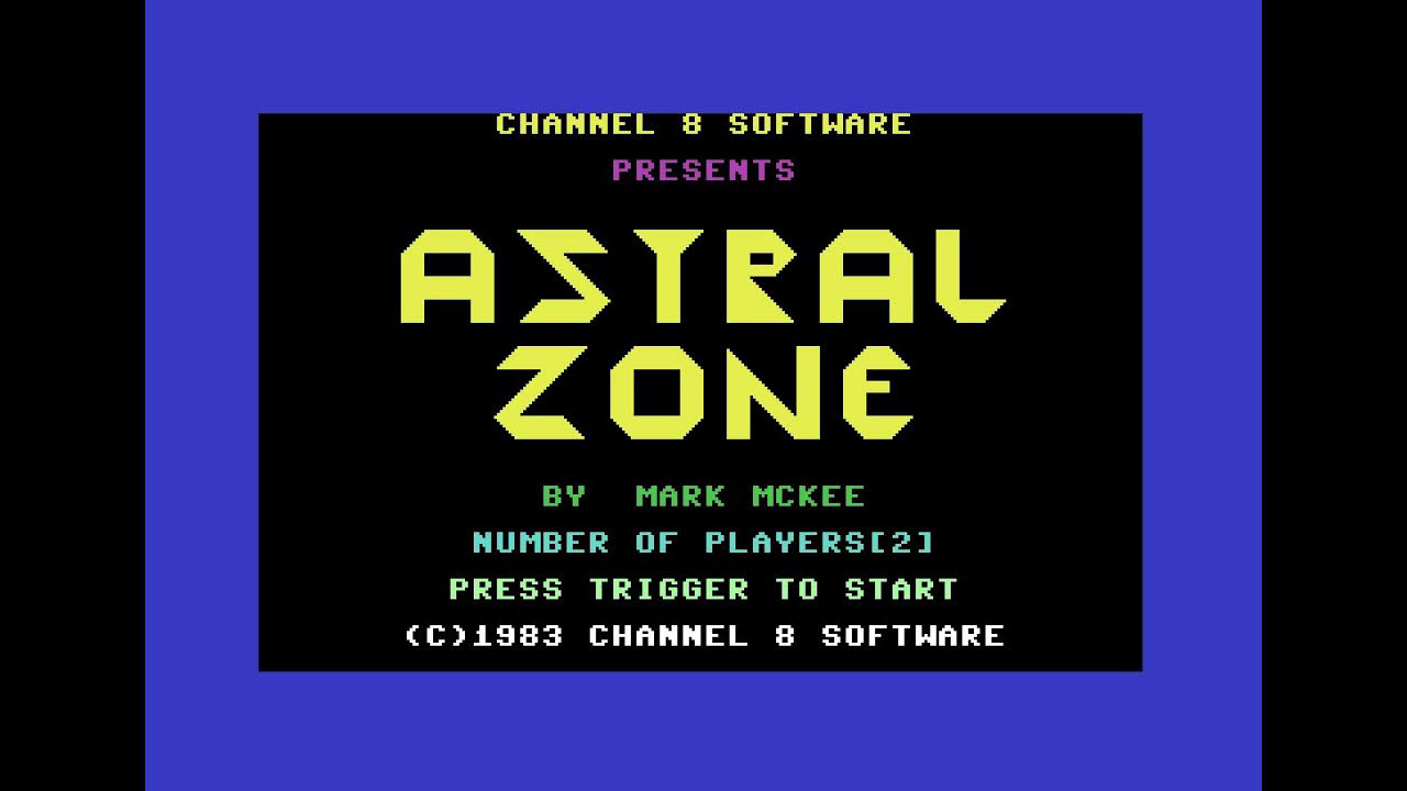 Astral Zone (Commodore 64) brief gameplay