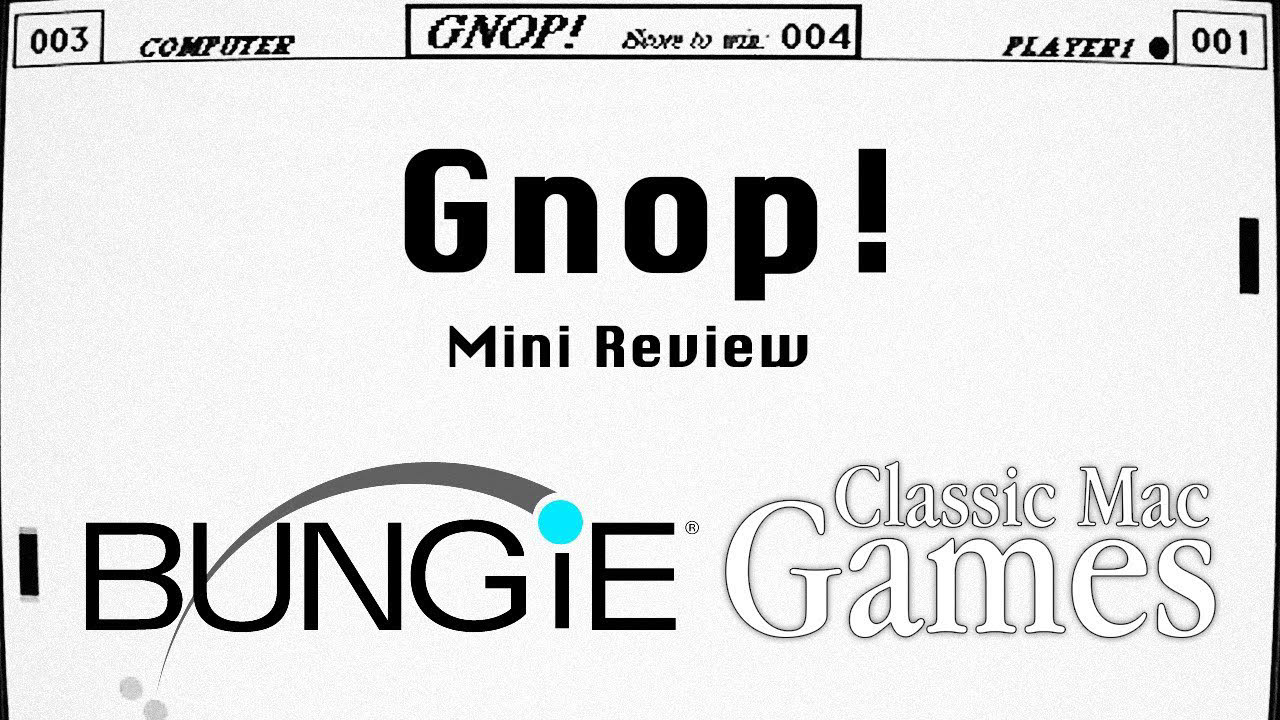 Gnop! for Macintosh - Mini Review - Classic Mac Games
