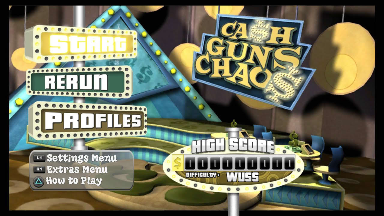 Cash Guns Chaos PS3 Playthrough - Does Anyone Remember This Smash TV Clone ?