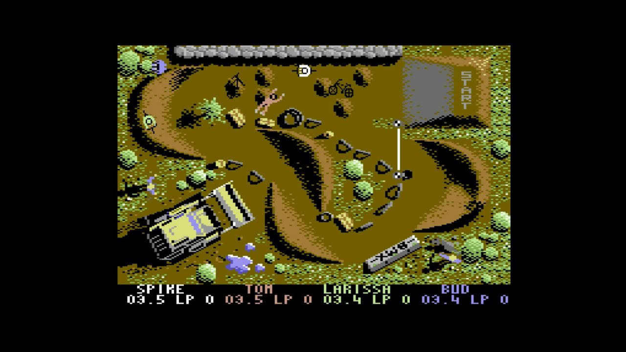 Professional BMX Simulator (C64 Longplay)
