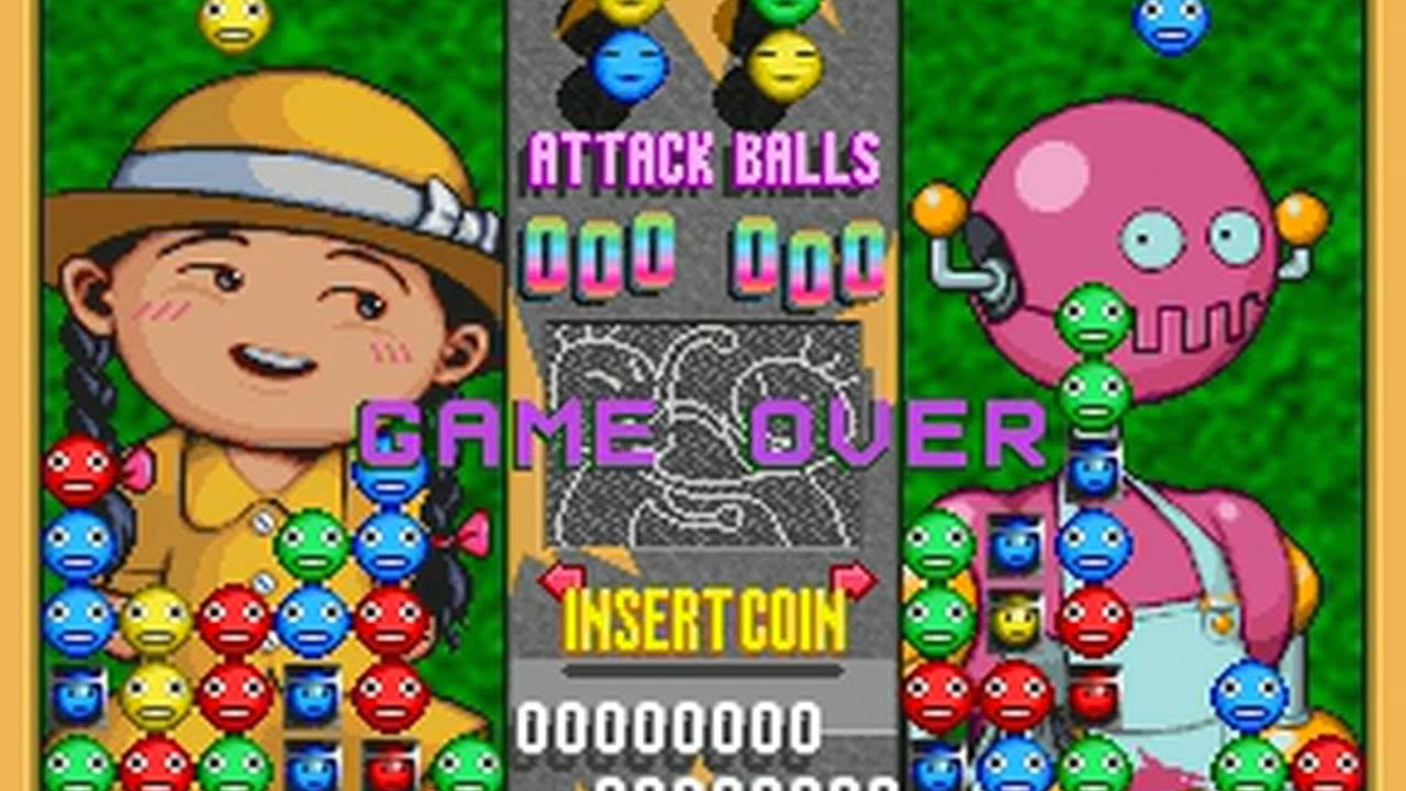 Crazy Cross (Konami 1994)  Attract Mode 60fps