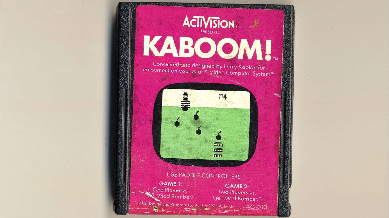 Classic Game Room - KABOOM! review for Atari 2600