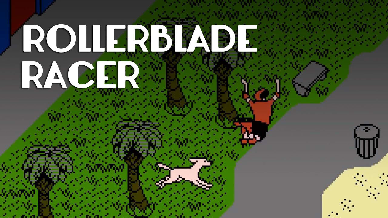 Rollerblade Racer (1993) [NES] Complete Playthrough