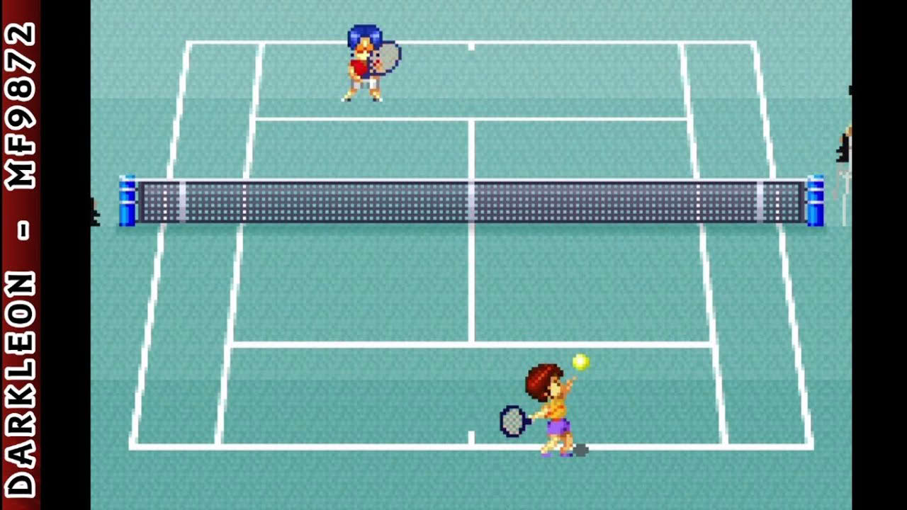 Game Boy Advance - Family Tennis Advance © 2002 Namco - Gameplay