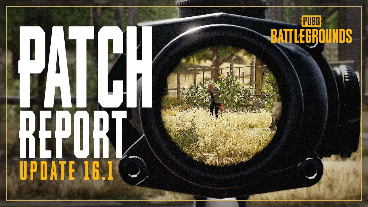 Patch Report #16.1 - Weapon Balance updates, Karakin back | PUBG