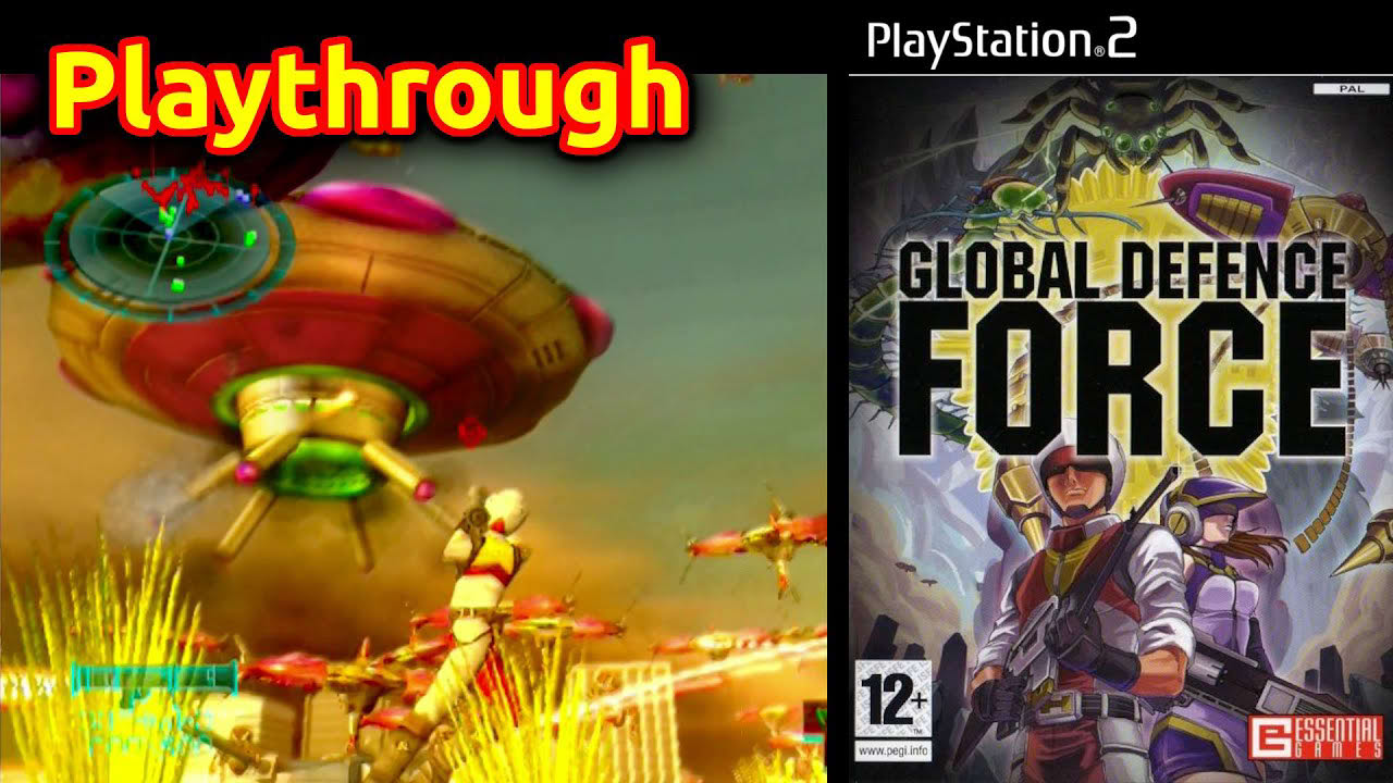 Global Defence Force (PS2) - Playthrough / Longplay - (1080p, original console)