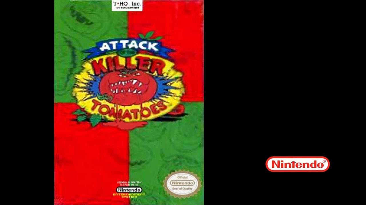 Attack of the Killer Tomatoes (NES) (Gameplay) The NES Files