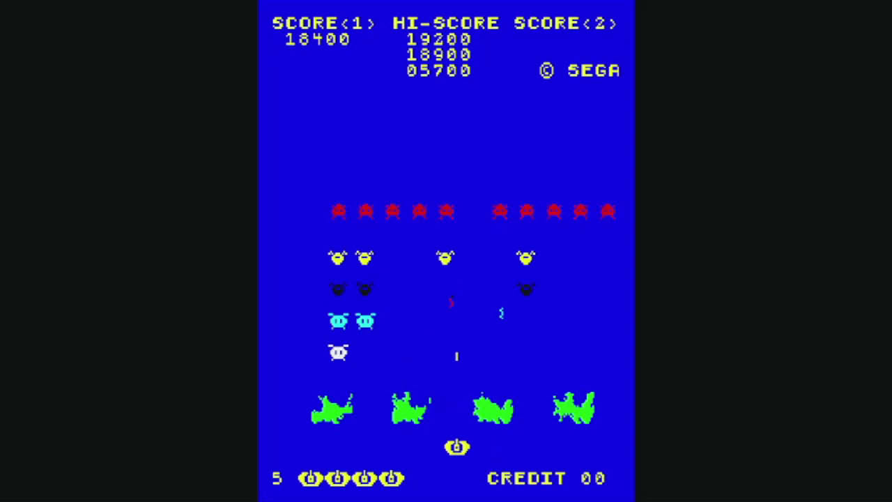 Space Attack Longplay (Arcade Game)