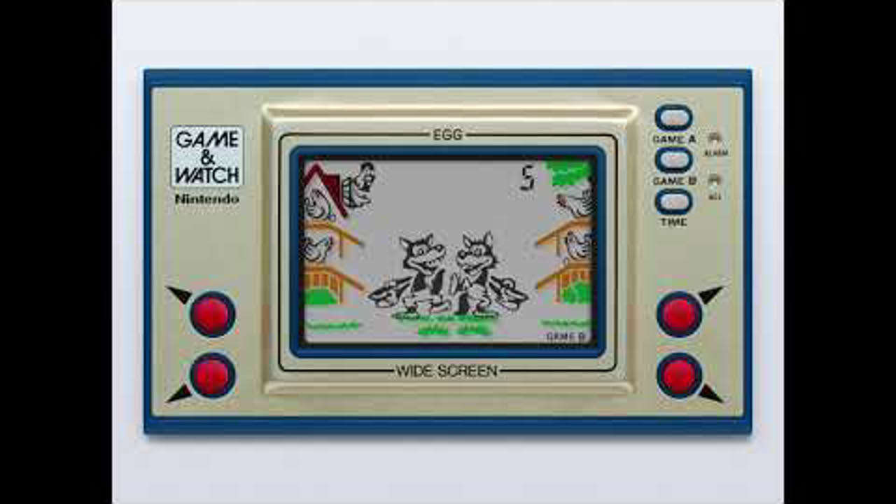 Game & Watch - Egg (c)1981 Nintendo [MAME emulation footage]