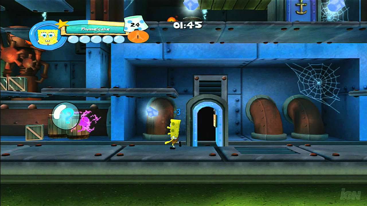 SpongeBob SquarePants: Underpants Slam! Xbox Live Gameplay