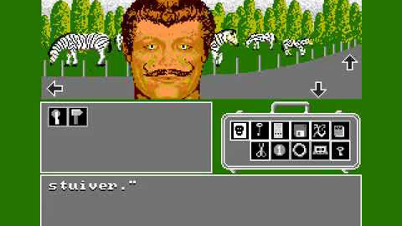 Radarsoft's Zoo - A Dutch icon adventure about a Zoo - Played on openMSX
