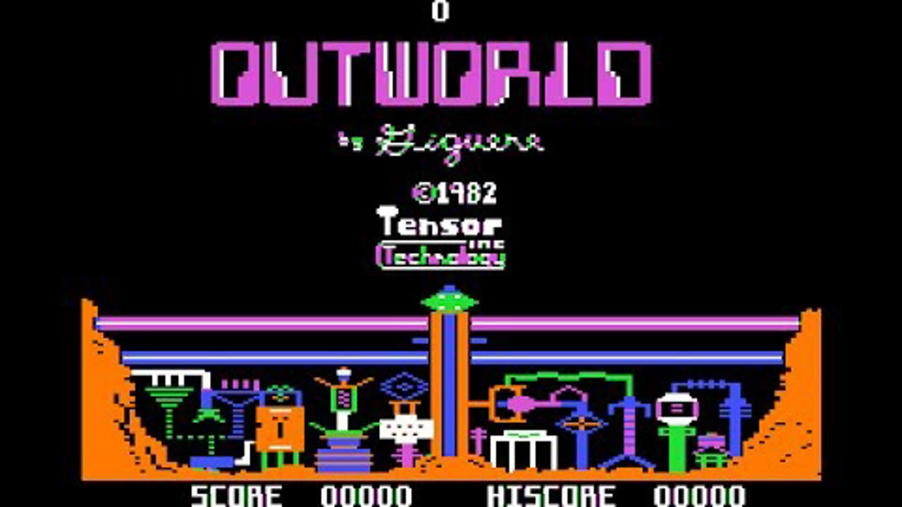 Outworld (Apple II - Tensor Technology Inc)