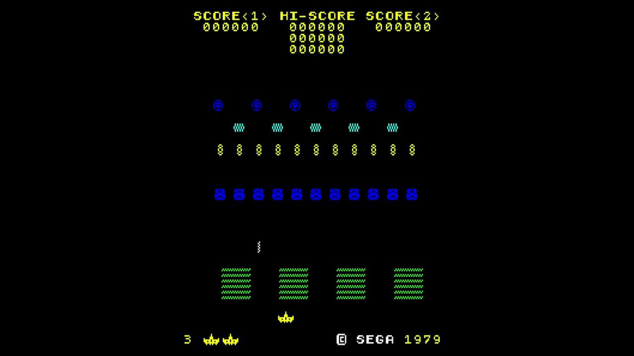 Invinco - (1979) - Arcade - gameplay