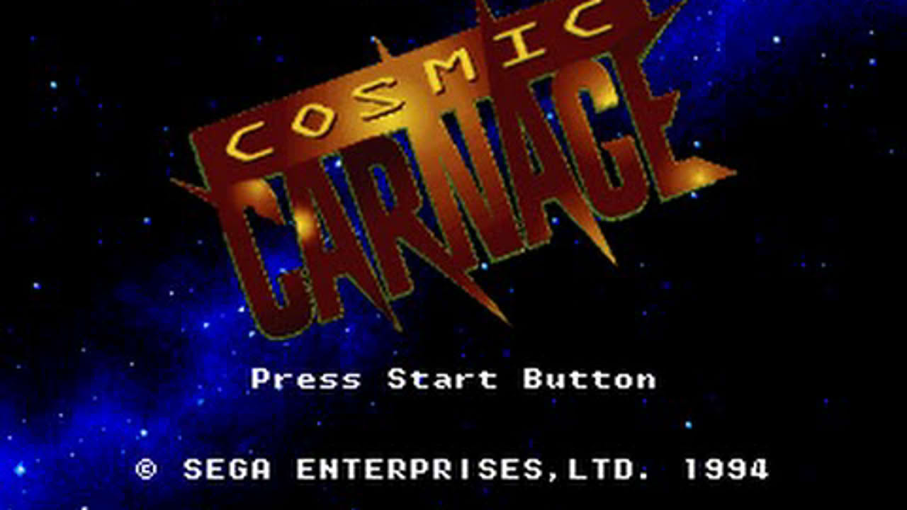 Sega 32X Longplay - Cosmic Carnage - Cyber Brawl