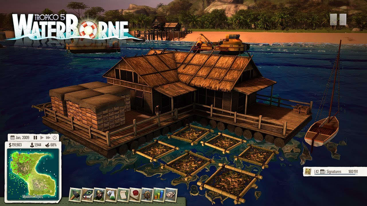 Tropico 5 - Waterborne Expansion - Gameplay Trailer