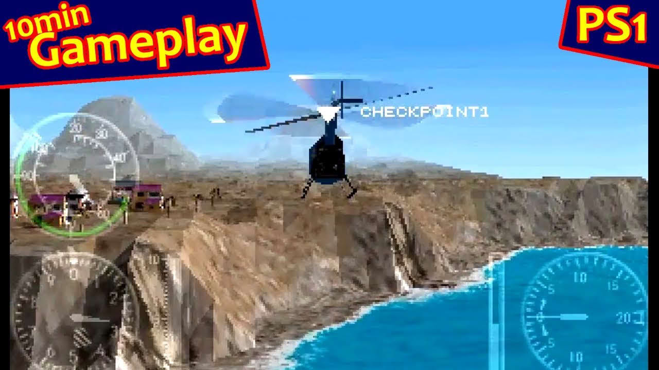 Rescue Copter ... (PS1) Gameplay