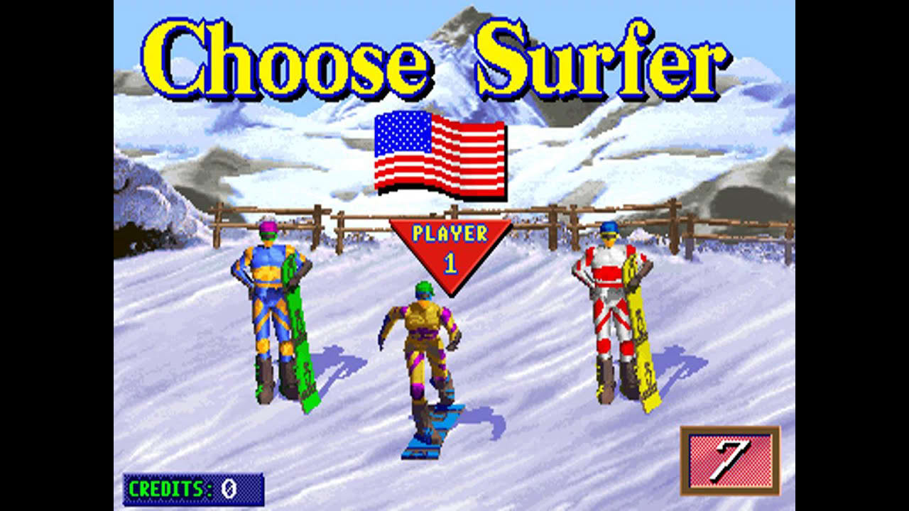 [MAME] Snow Board Championship (c)1996-97 Gaelco
