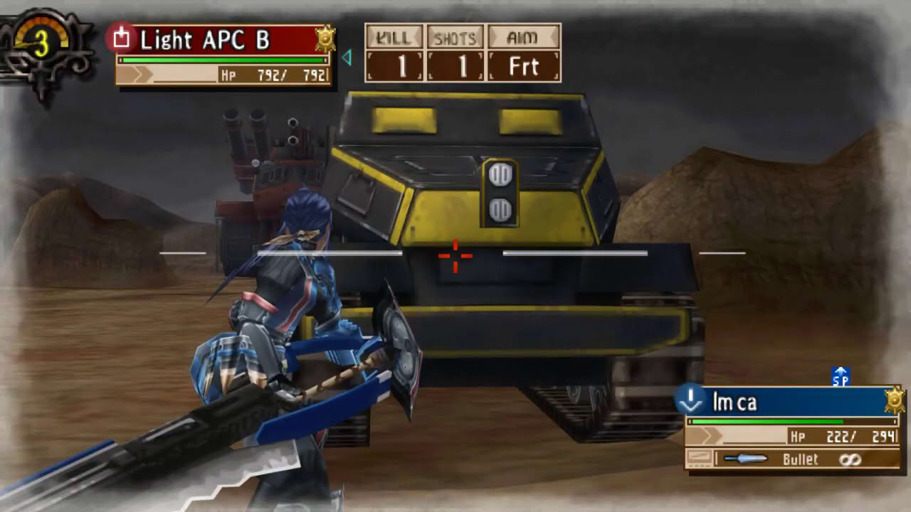 [Level 1 Stats] Valkyria Chronicles 3 E2 - Extra Missions: The Looming Nightmare - 2 Turns
