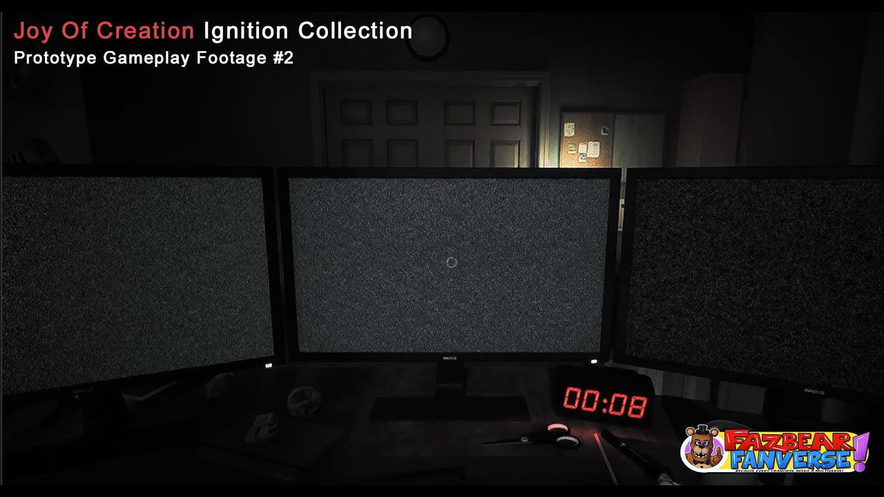 Joy Of Creation : Ignited Collection - Prototype Gameplay Footage #2