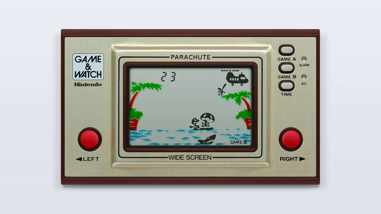 Game & Watch - Parachute (c)1981 Nintendo [MAME emulation footage]