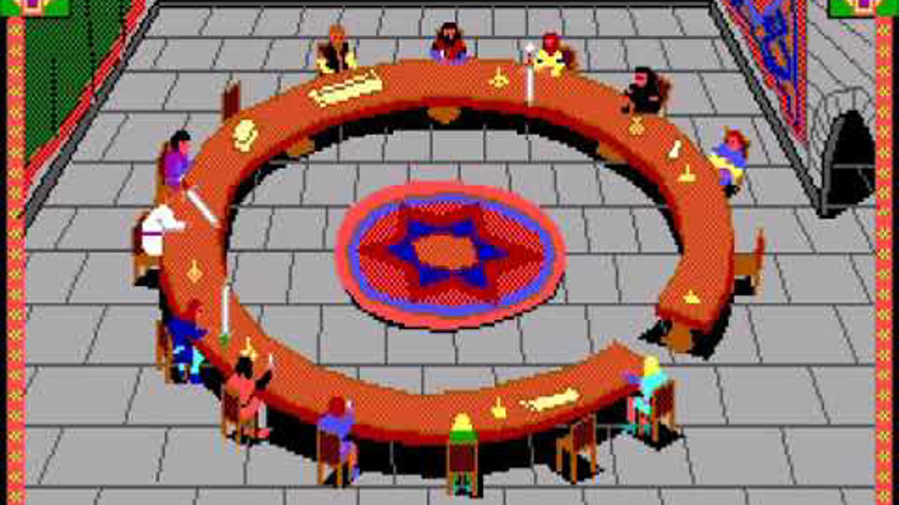 Conquests of Camelot: The Search for the Grail - Game Loop Demo (MT-32 music) MS-DOS 1990