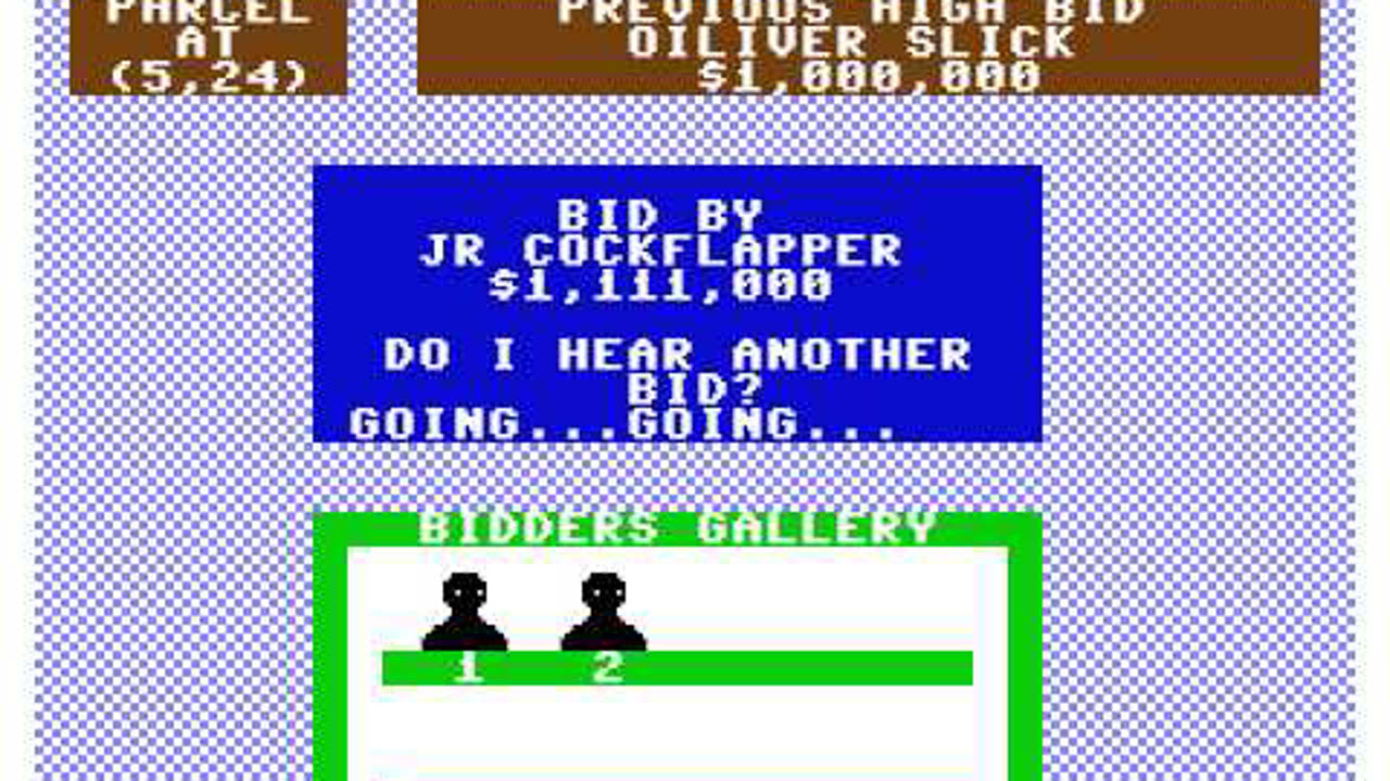 C64 Game - Oil Barons