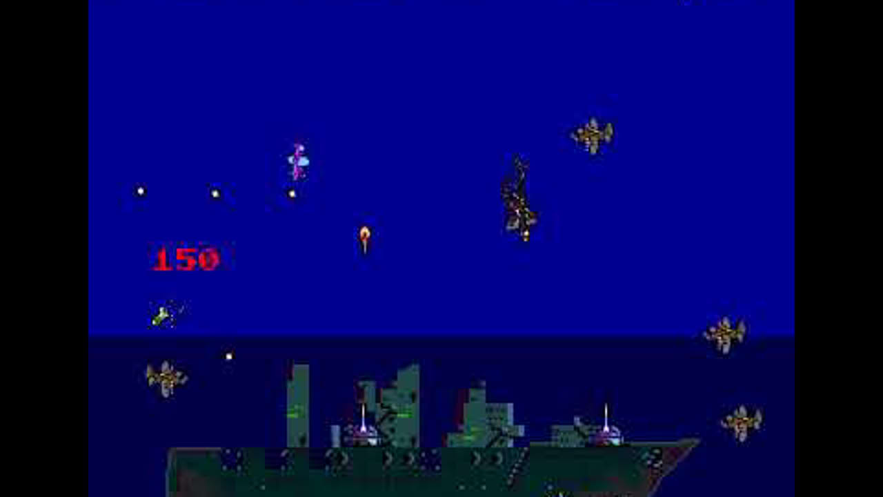 Arcade Game: Two Tigers (1984 Bally Midway)