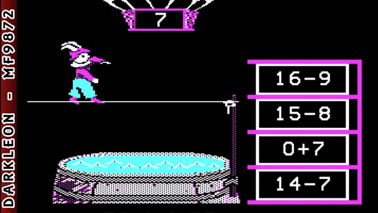 Math Rabbit © 1986 Learning Company - PC DOS - Gameplay