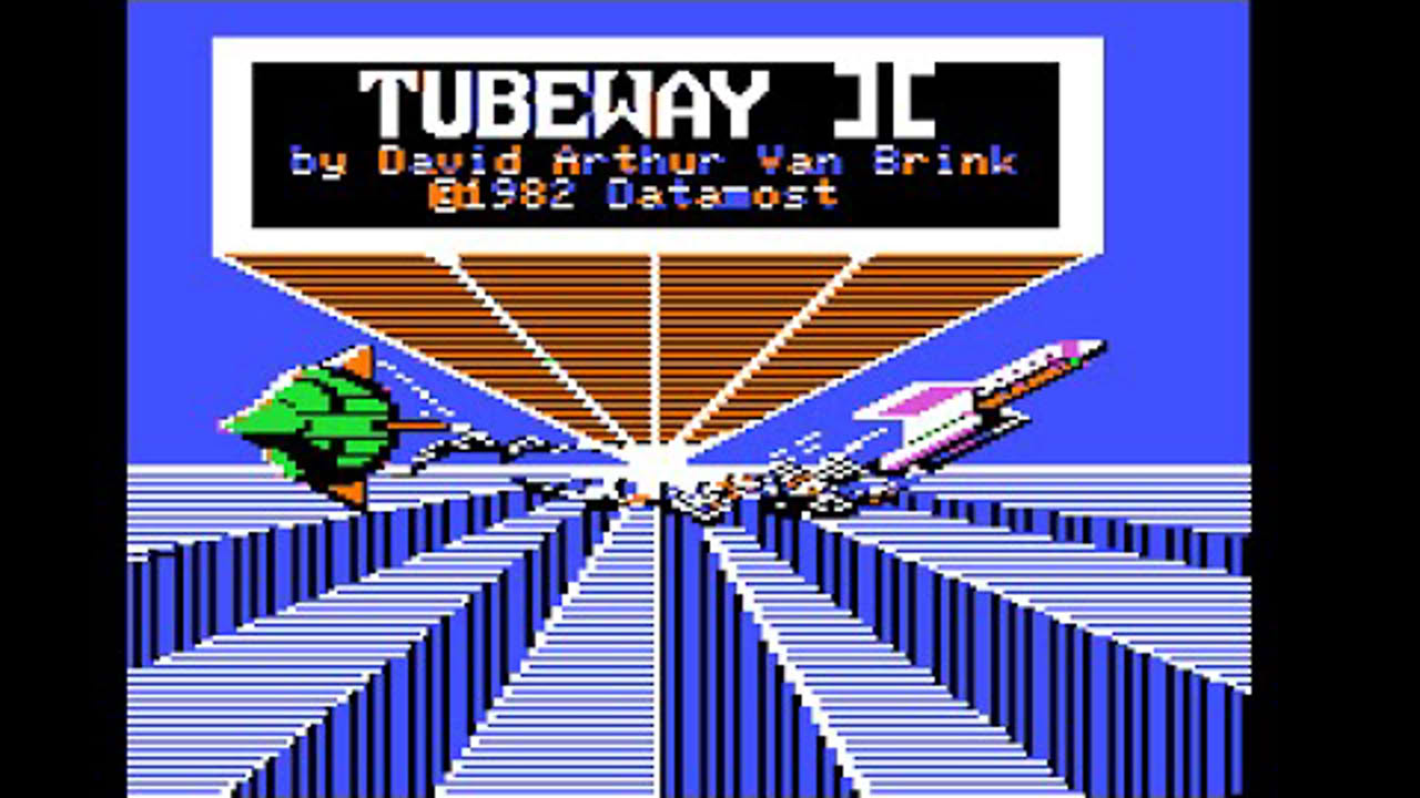 Tubeway Level 1-20 longplay w/ cheats  (Apple II - Datamost)