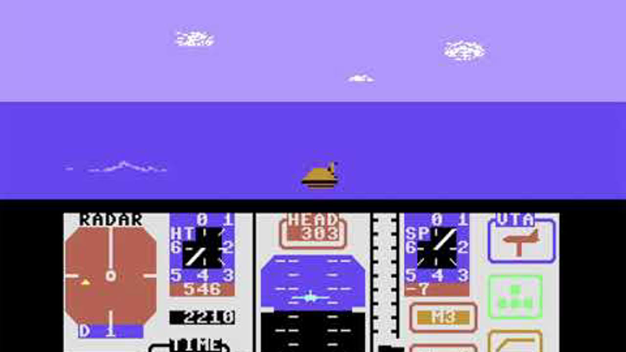 Data Driven Gamer: Jump Jet (Anirog Software, 1985 Commodore 64, 50fps)