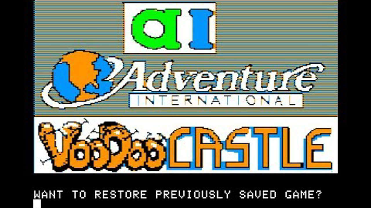 SAGA 4: Voodoo Castle walkthrough (Apple II - Adventure International)