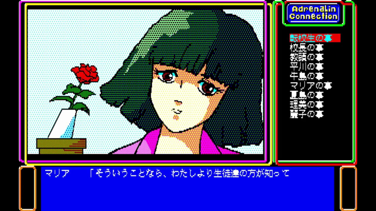 Adrenalin Connection (アドレナリン・コネクション ) for the NEC PC-88