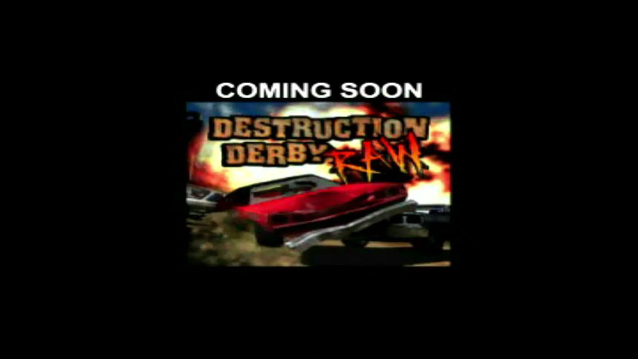 Ps1: Destruction Derby Raw | Playstation 1 Game Trailer 2000