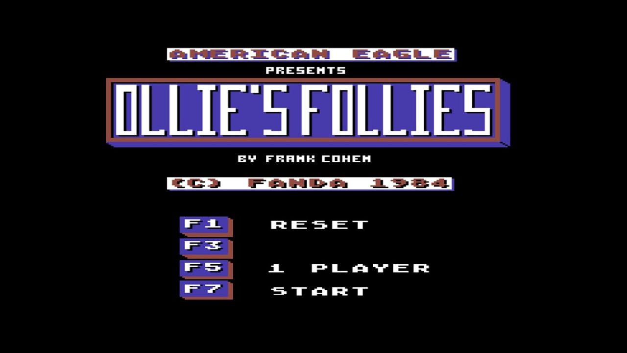 Ollie's Follies C64 Walkthrough