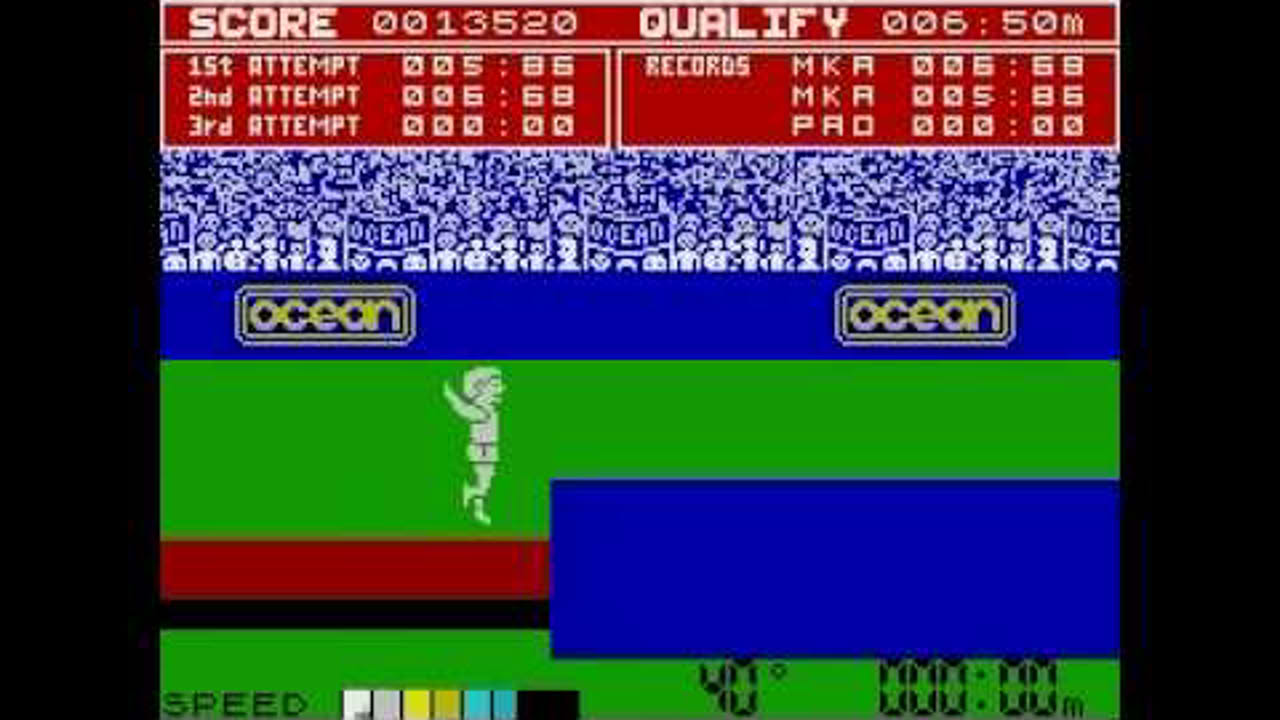 Daley Thompson's Decathlon on the ZX Spectrum