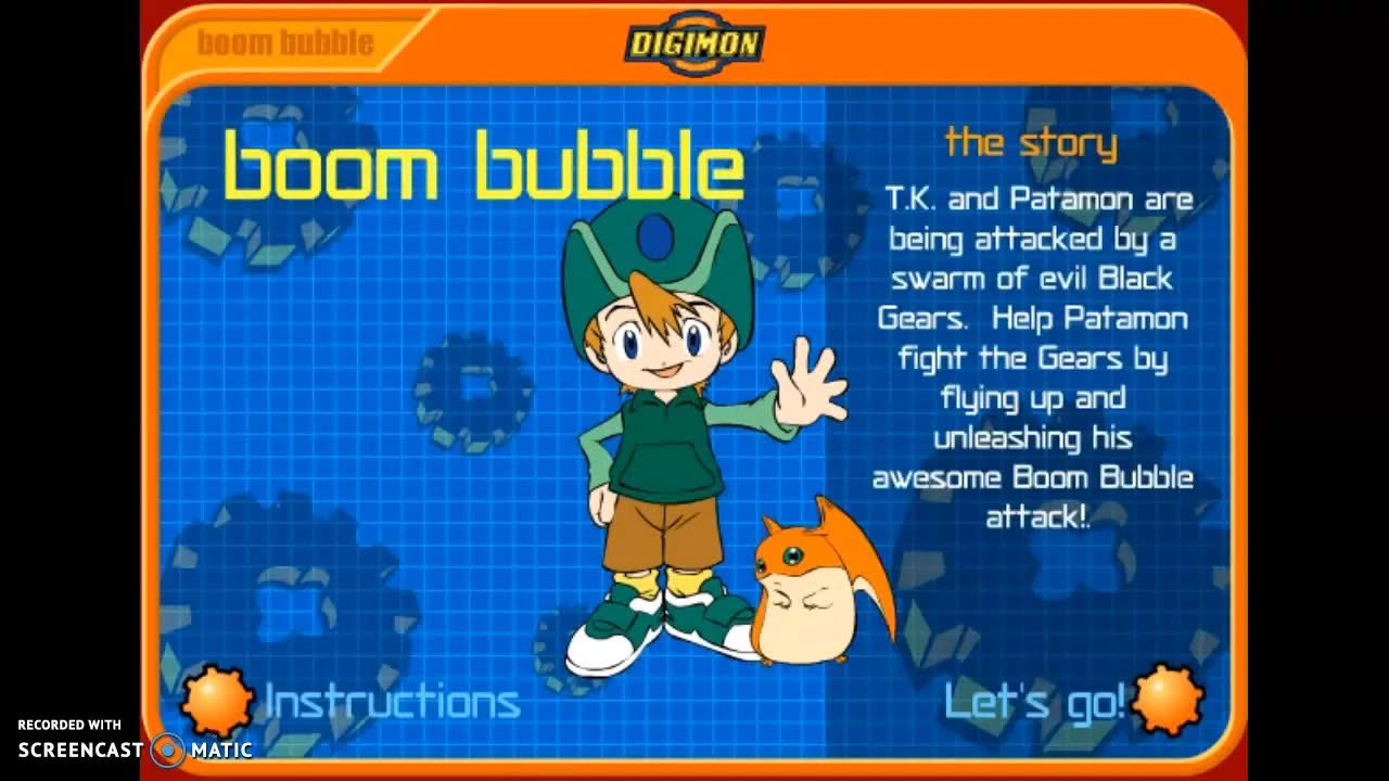 Digimon Boom Bubble (Fox Kids/Jetix Games)