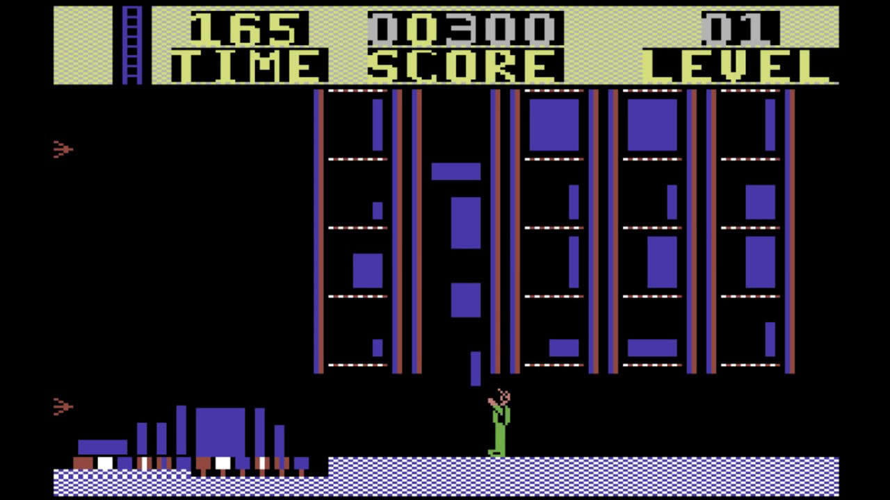 C64 Game: High Rise (Microlearn: Joe Calabrese)