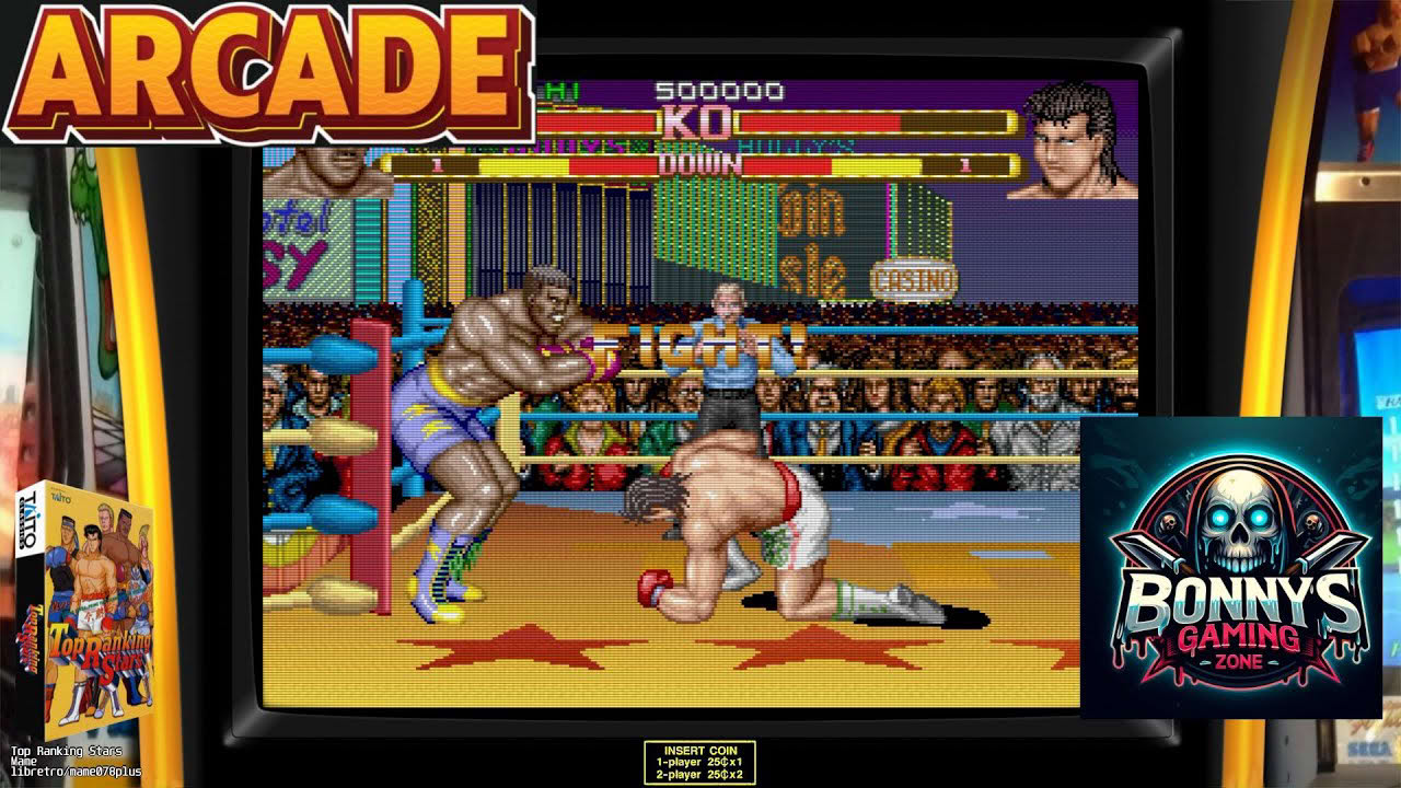 Top Ranking Stars / Prime Time Fighter (Arcade - Taito - 1993) Mame Batocera 41 (60Hz)