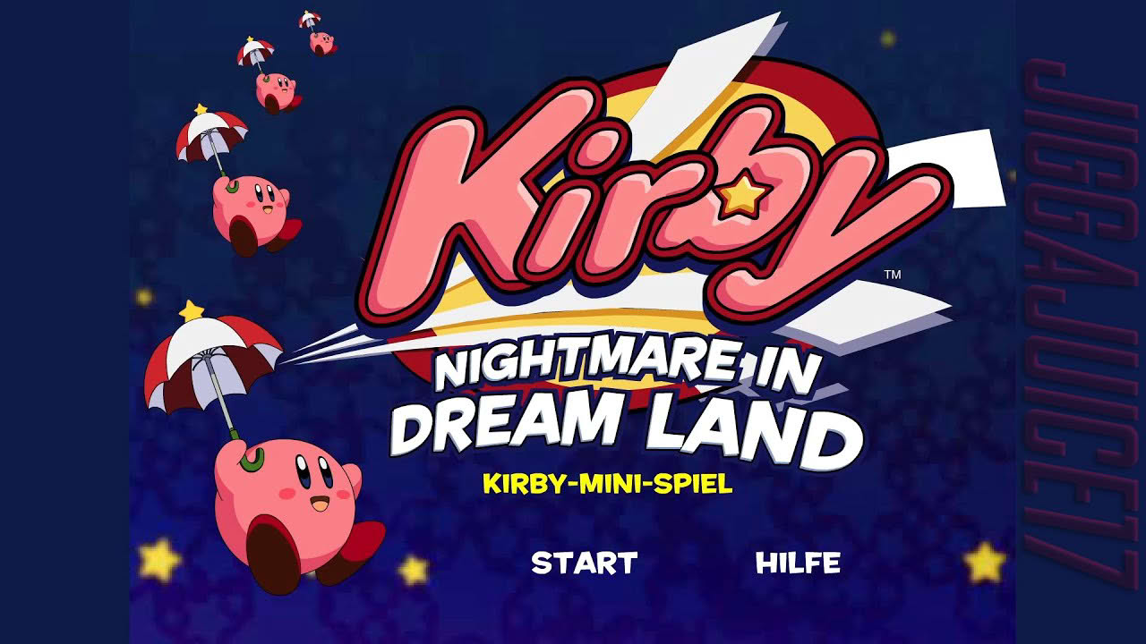 Kirby Nightmare in Dream Land -  Kirby-Mini-Spiel Nintendo Flash Game (No Commentary)