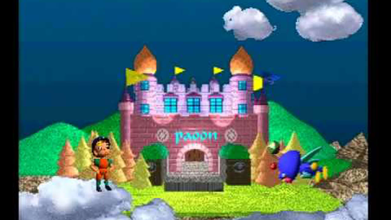 Pappara Paoon gameplay, Sega Saturn (Japan)