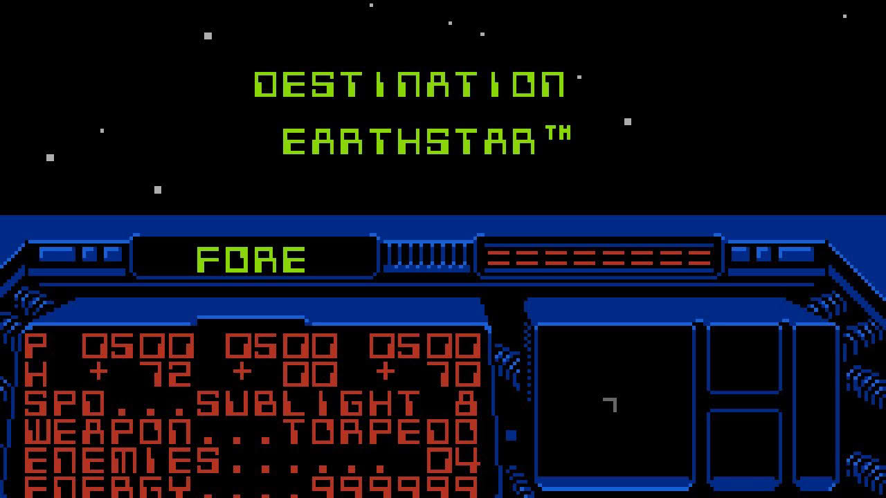 Destination Earthstar (NES) - Acclaim, Feb 1990 | NESguide 240p