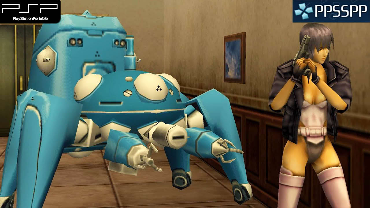 Ghost in the Shell: Stand Alone Complex - PSP Gameplay 1080p (PPSSPP)