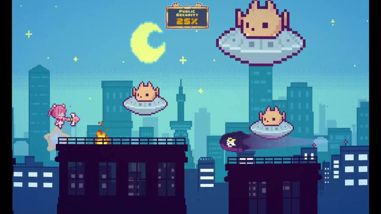 Magical Girls vs Cat Aliens   Gameplay Trailer