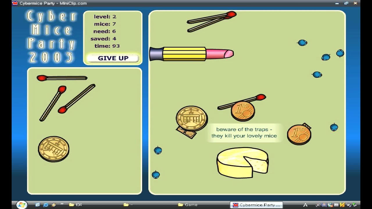 Cybermice Party (Flash game 2003)