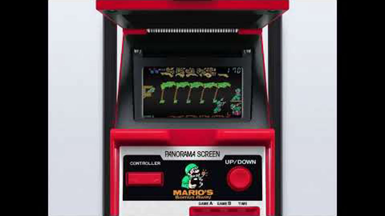 Game & Watch - Mario's Bombs Away (c)1983 Nintendo [MAME emulation footage]