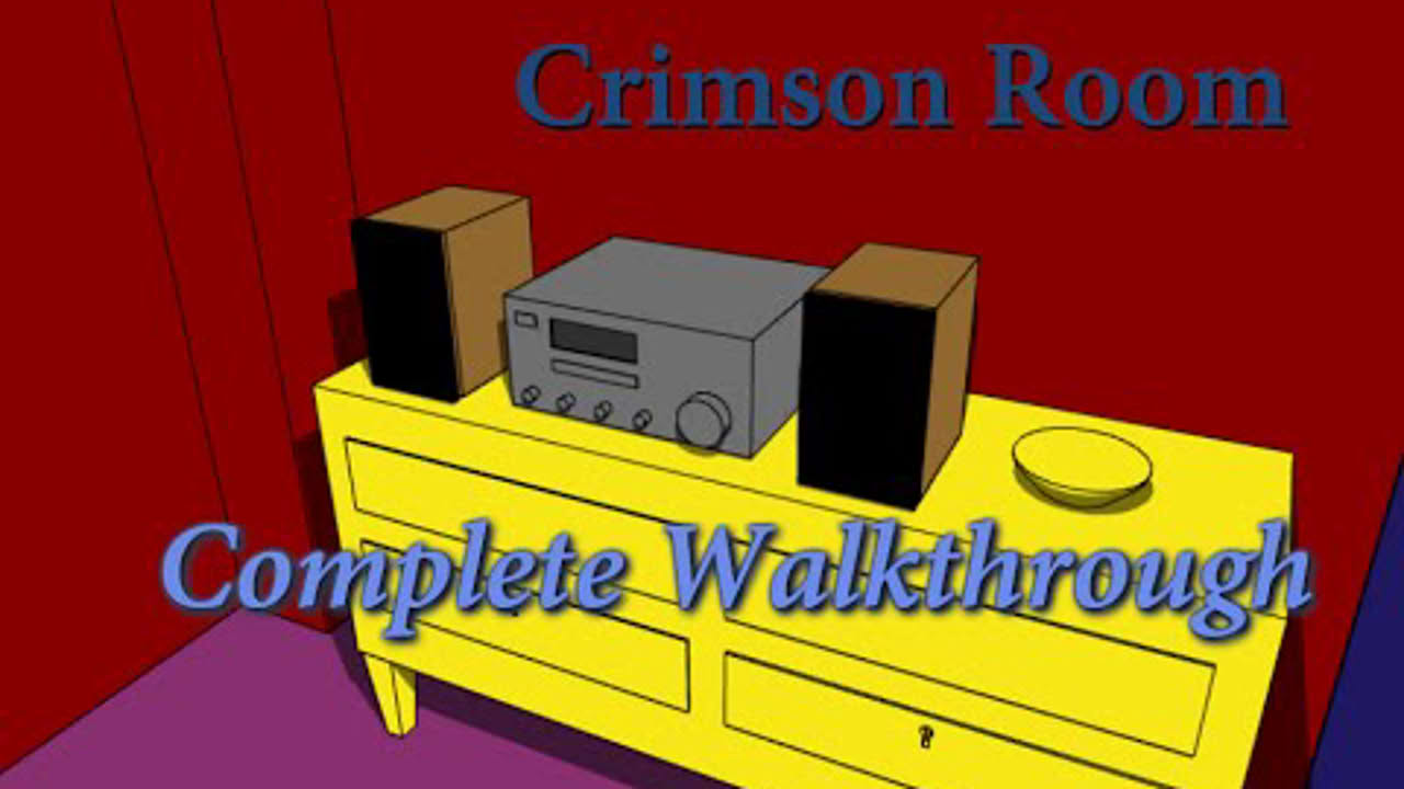 Escape The Crimson Room [Complete Walkthrough]