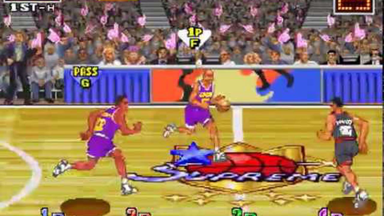 Arcade Longplay [733] 3 On 3 Dunk Madness (Prototype)