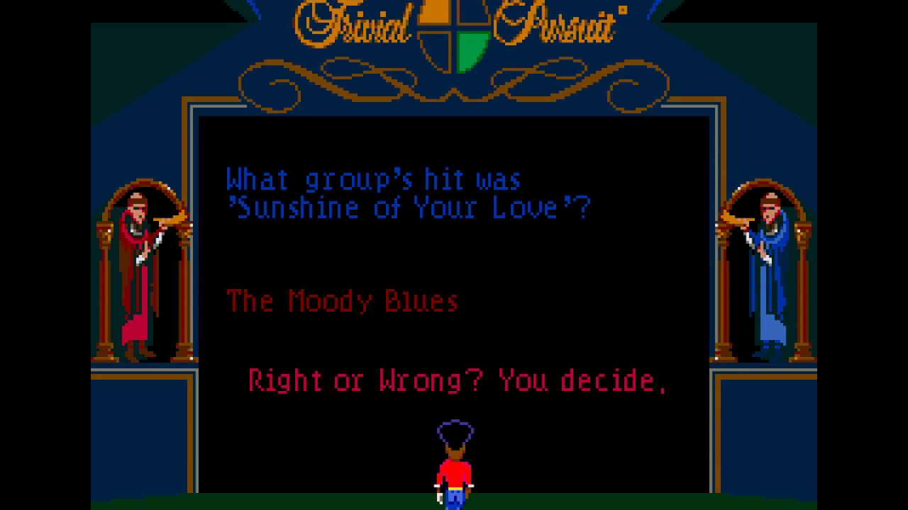 Arcade Game: Trivial Pursuit (1984 Bally/Sente)